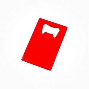 Décapsuleur de bouteille en acier inoxydable pour souvenir de mariage, format carte de visite 85x54mm, décapsuleur de bière en métal personnalisé - Product Image 4