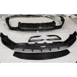 Kit carrosserie et accessoires pour Maserati Levante LD 2016-2022 : Lame de pare-chocs avant, jupes latérales, spoiler de coffre arrière, diffuseur et séparateur - Product Image 5