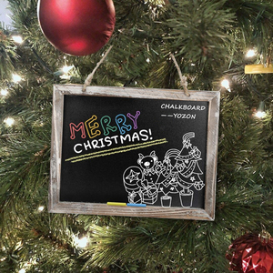 <span class=keywords><strong>Tableau</strong></span> noir en bois personnalisé, panneau de <span class=keywords><strong>craie</strong></span> décoratif Vintage, pour cuisine, avec cadre - Product Image 4