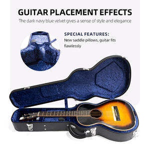 Wp 27-אינץ 'קשיח נייד עמיד לגיטרה ויוקוללה בעבודת יד על ידי מפעל יצרן מוסיקה - Product Image 6