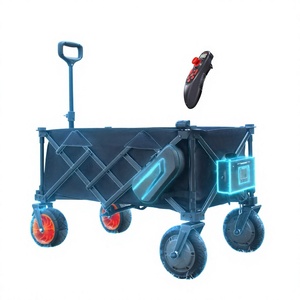 Chariot de camping pliable avec télécommande portable pour l'extérieur APP pour smartphone et chariot de camping électrique à commande vocale - Product Image 1