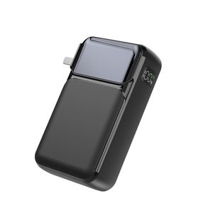 พาวเวอร์แบงค์ 20W 3-in-1 ความจุ 10000mAh ขนาดเล็ก พร้อมปลั๊ก AC ชาร์จ USB แบบ 2-in-1 ชาร์จเร็ว สำหรับการเดินทาง - Product Image 3