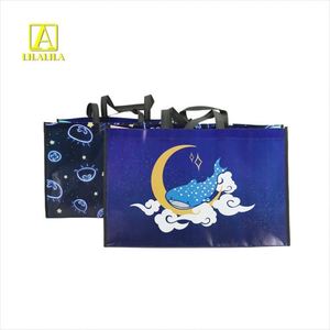 Bolsa de Compras Plegable de Alta Resistencia con Asa Larga, de Tela No Tejida, para Transporte y Embalaje, Precio de Fábrica, Venta al Por Mayor - Product Image 3