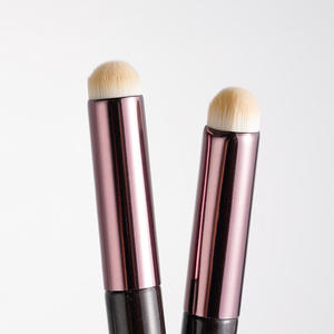 Brocha Plana Personalizada para Lápiz Labial y Corrector, Pelo Sintético, Mango de Plástico, Herramienta de Maquillaje Facial - Product Image 4