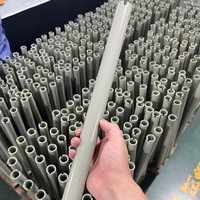 Tube d'isolation en fibre de verre FRP enroulé en filament, haute résistance, taille personnalisée, classe 35 kV F/H, qualité industrielle IEC pour