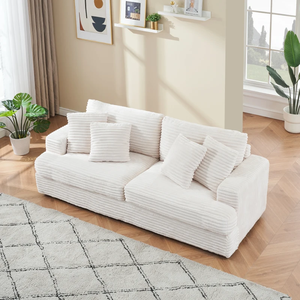 Canapé sectionnel carré moderne sur mesure de haute qualité pour villa, prix de gros abordable, fabriqué à Guangzhou, Chine - Product Image 3