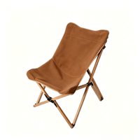 Chaise pliante d'extérieur en bois de hêtre, chaise papillon, chaise pliante pour camping, pique-nique, plage, pour ensemble table et chaises d'extérieur