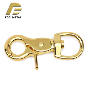 S1562 lusso personalizzato in oro chiaro zinco consente in metallo a molla girevole borsetta gancio a scatto per borsa accessori - Product Image 4