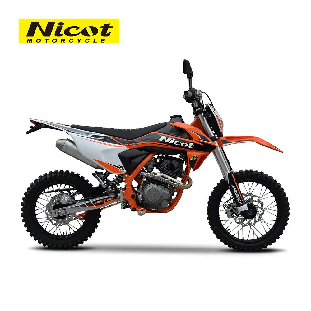 Nicot保証品質ユニークな空冷2輪フロント & リアディスクブレーキ200ccオートバイ