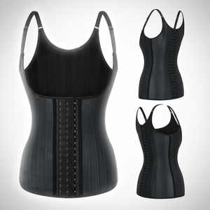 Corsé colombiano <span class=keywords><strong>de</strong></span> látex con 3 filas <span class=keywords><strong>de</strong></span> cierres <span class=keywords><strong>de</strong></span> gancho, 25 varillas <span class=keywords><strong>de</strong></span> acero, abertura bajo el busto, chaleco entrenador <span class=keywords><strong>de</strong></span> cintura <span class=keywords><strong>para</strong></span> entrenamiento y quema <span class=keywords><strong>de</strong></span> <span class=keywords><strong>grasa</strong></span> - Product Image 1