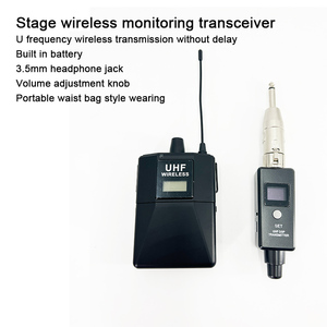 Inalámbrico en el oído Monitor SystemTransmitter Receptor Auricular Volumen Escenario Rendimiento <span class=keywords><strong>Banda</strong></span> Ensayo Adaptador XLR Transceptor - Product Image 5