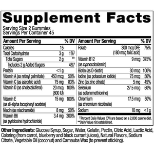 Gommose Multivitaminiche per Uomo, <span class=keywords><strong>Integratore</strong></span> Quotidiano di Vitamine <span class=keywords><strong>e</strong></span> Minerali, Vitamine <span class=keywords><strong>A</strong></span>, <span class=keywords><strong>C</strong></span>, D, <span class=keywords><strong>E</strong></span>, Complesso B, Zinco, Gusto Frutta - Product Image 2