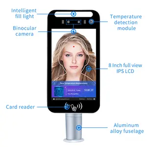7 Inch Infrared Sensor Intelligent High Quality Facial Camera Module Face Recognition Machine