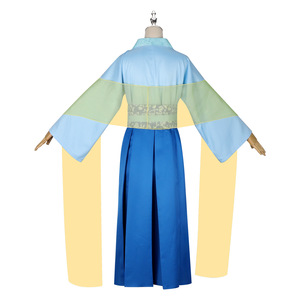 Starry Garden The Whispers of the Pharmacist Girl Cosplay Hanfu Costume de style ancien pour femme Thème Chat Bleu Vert - Product Image 3