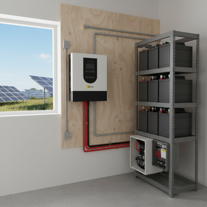 IKAO IK-SYP-5.5.KW/24V Onduleur monophasé hors réseau haute fréquence DC/AC avec contrôleur solaire MPPT intégré à onde sinusoïdale pure IK-SYP-5.5.KW/24V - Product Image 3