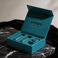 Boîte cadeau en papier rigide personnalisée avec impression numérique du logo, en carton gris, luxueuse, pliable, magnétique, pour cosmétiques, soins de la peau, outils de beauté