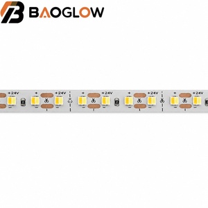 ไฟ LED แบบกันแสงสะท้อน ตัดได้ตามต้องการ CCT สองสี 144LED/เมตร 2835 LED Tape Light 24V 11W/เมตร แผงสีเงิน 8 มม. 2 สาย 2700K 6500K สำหรับบ้าน โรงแรม - Product Image 3