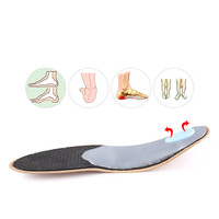 Semelles orthopédiques en PU souples et respirantes, absorbant les chocs, pour l'alignement des pieds, idéales pour le quotidien et la marche, avec soutien de l'avant-pied