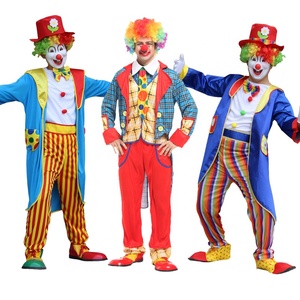 Costume de Clown Adulte pour Halloween, Ensemble pour Spectacle Scénique, Unisexe, Matière Polyester, Personnage <span class=keywords><strong>Echo</strong></span> - Product Image 3