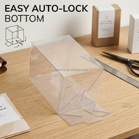 Boîtes en plastique PET transparentes 8*8*8CM 3.15 POUCES, boîtes cadeaux carrées transparentes, cubes en vinyle, boîtes cadeaux, étuis de protection en cristal