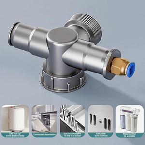 Tuyau de vidange d'évier de cuisine moderne anti-insectes et anti-odeurs avec panier-filtre tubulaire pivotant - Product Image 4