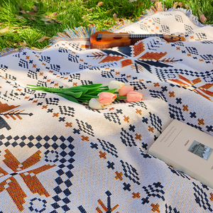 Factory Warehouse Stock Tapestry Camping Blanket Bohemian Pattern <strong>Throw</strong> Blanket <strong>Sofa</strong> Outdoor <strong>Cover</strong> - Product Image 4