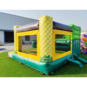 Château gonflable de saut Mico Jungle Safari avec toboggan pour enfants - Matériel PVC Capacité 300-500 kg Installation facile - Product Image 2