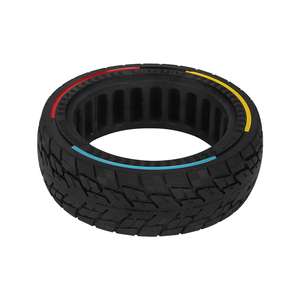 Pneu plein tout-terrain Ulip 8.5x2.5, motif cercle trois couleurs, en caoutchouc, pour Dualtron, anti-explosion, pneu nid d'abeille Ulip 8.5x2.5 - Product Image 5