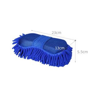 Éponge de nettoyage auto en chenille 23x13x5.5cm à poils longs antidérapante pour le lustrage et le detailing - Product Image 1