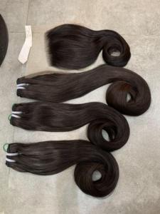 Extensiones de Cabello Humano con Doble Trama, Ondulado, Rizado, Liso, Buenas Texturas, Tejido a Máquina, Trama Simple, Trama Doble - Product Image 1