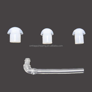 Juego de Tubos Acústicos de PVC Estándar BTE y Puntas de Silicona para Auriculares con Codo y Tubo para Siemens - Product Image 2