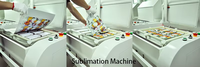 Machine de sublimation 3D pour impression personnalisable sur touches de clavier, manettes de jeu, coques de téléphone, etc. - Format de film K6 A3+