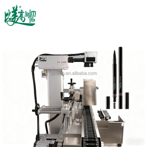 Machine de marquage laser UV à alimentation automatique et positionnement pour crayons à sourcils cosmétiques, marquage permanent clair et processus de tri hors ligne - Product Image 5
