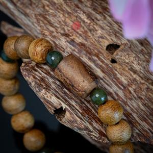 Pulsera de cuentas de madera de agar natural para bebés y niños, madera de oud auténtica, fragancia suave, joyería hecha a mano segura, venta al por mayor - Product Image 3
