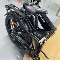 Bicicleta eléctrica plegable de 26 pulgadas con frenos hidráulicos, doble motor y logotipo personalizado, bicicleta eléctrica plegable para adultos.