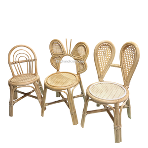 Silla Infantil de Mimbre Ecológica Hecha a Mano para Eventos, Fiestas de Cumpleaños, Silla de Bebé de Mimbre Natural, Duradera para Interiores y Exteriores - Product Image 2