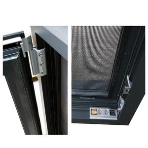 Fenêtre d'auvent en aluminium à rupture thermique certifiée NFRC grand <span class=keywords><strong>panneau</strong></span> de verre maison balançoire fenêtre à battant usine cadre en alliage d'aluminium - Product Image 2