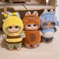 Grosir OEM Kustom Gantungan Kunci Boneka Vinyl Wajah Anime Kawaii Lucu, Hadiah Mesin Cakar