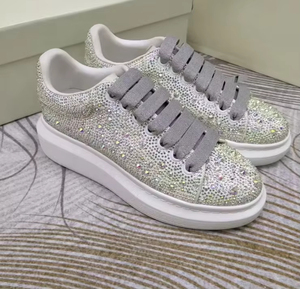Zapatillas con Pedrería Brillante y Plataforma, Calzado Deportivo Elegante y Moderno para Mujer, Ideal para la Noche, Tallas Grandes - Product Image 4