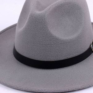 Chapeau Fedora Unisexe en Gros, Chapeaux Fedora Tendance, Chapeau Fedora en Feutre à Large Bord pour Adultes - Product Image 4