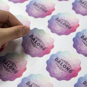 Paquete personalizado taza troquelada móvil gafas pared producto personalizado etiqueta algodón reciclado plata <span class=keywords><strong>papel</strong></span> <span class=keywords><strong>adhesivo</strong></span> sellado pegatina - Product Image 1