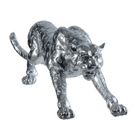 Vente en gros de grandes statues d'animaux zèbre tigre léopard girafe gorille lions cheval statue sculpture en résine