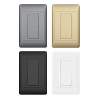 AU Br Tuya Smart Life APP Control remoto Interruptor de luz WiFi funciona con Alexa Google Home Pulsador Smart Home Lamplight switch