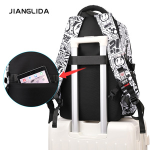 Jianglida Student <b>Backpack</b> Oxford Cloth Large Capacity Comic Print For Middle School High School Boys Summer 2025 - Product Image 3