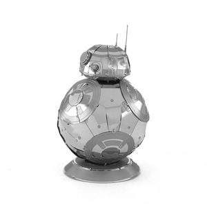 Puzzle 3D en métal Galactic Core Legends - <span class=keywords><strong>Kit</strong></span> de modèle de vaisseau spatial et de droïde emblématiques - 51 à 100 pièces - Article de collection premium pour les fans de science-fiction - À exposer - Product Image 6