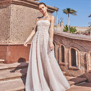 Elegant Peach Wedding Dresses - Customizable & Stylish