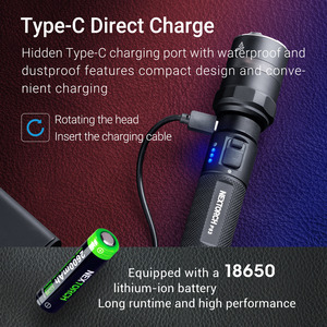 Hot bán nextorch chiến thuật đèn pin P83 <span class=keywords><strong>LED</strong></span> chiến thuật Đèn Pin Tự Vệ Tiện Ích <span class=keywords><strong>Torch</strong></span> ánh sáng đèn flash ánh sáng - Product Image 6