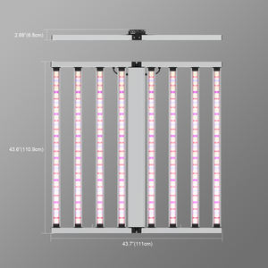 AGLEX 800W Planta de interior hidropónica LED Grow Light IP65 Blanco Emisión Cuerpo de aluminio Azul Rojo Bloom Aplicación - Product Image 6