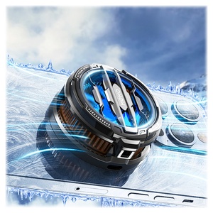 MEMO CX07 <b>Phone</b> Cooler Cooling Fan for <b>Phone</b> Cooler for <b>Gaming</b> With Adjustable RGB Light Can Frost High Cost-Effective - Product Image 2