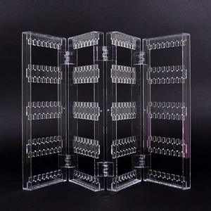 Có Thể Gập Lại Rõ Ràng Trong Suốt Acrylic Trang Sức Tổ Chức Hiển Thị Stand-Lưu Trữ Cao Đứng Hiển Thị Bông Tai, Dây Chuyền - Product Image 2